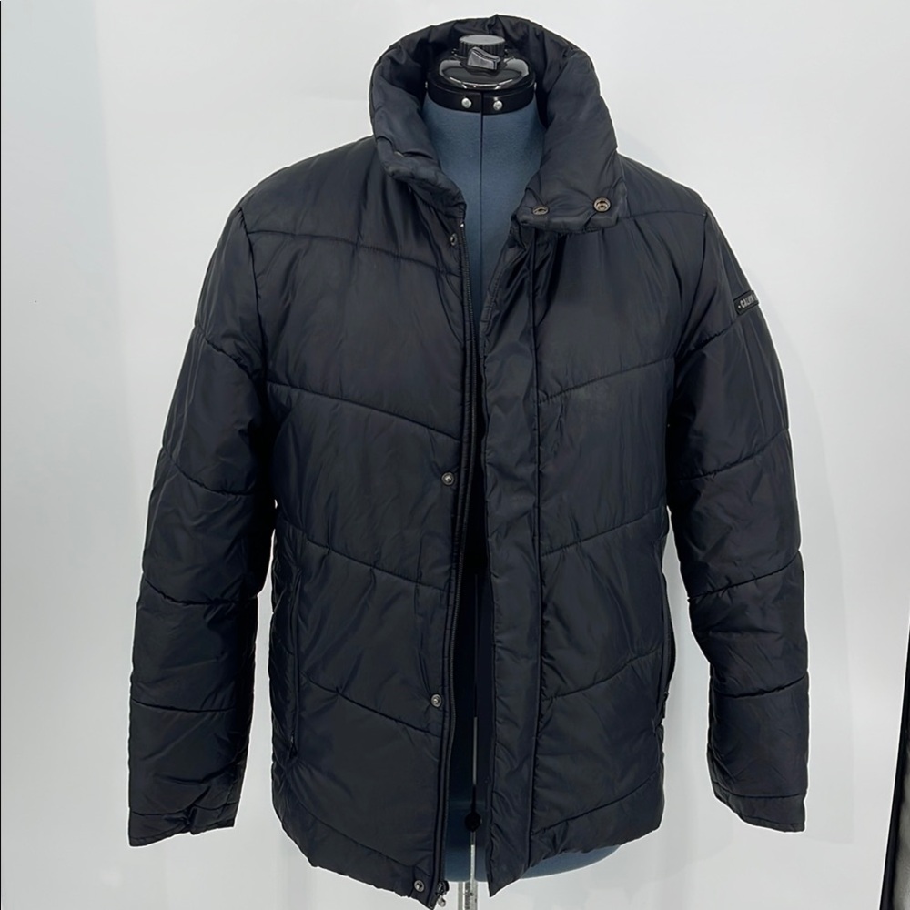 CALVIN KLEIN SIZE M Men's Black Puffer Jacket